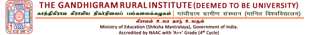 The Gandhigram Rural Institute